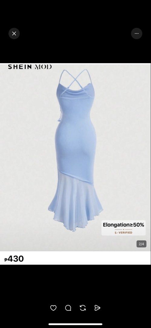 Light blue dress (Category: Dresses) located in Muntinlupa City. Submitted by kira.sln (Listing ID 1463665855, Image 2). Description: .