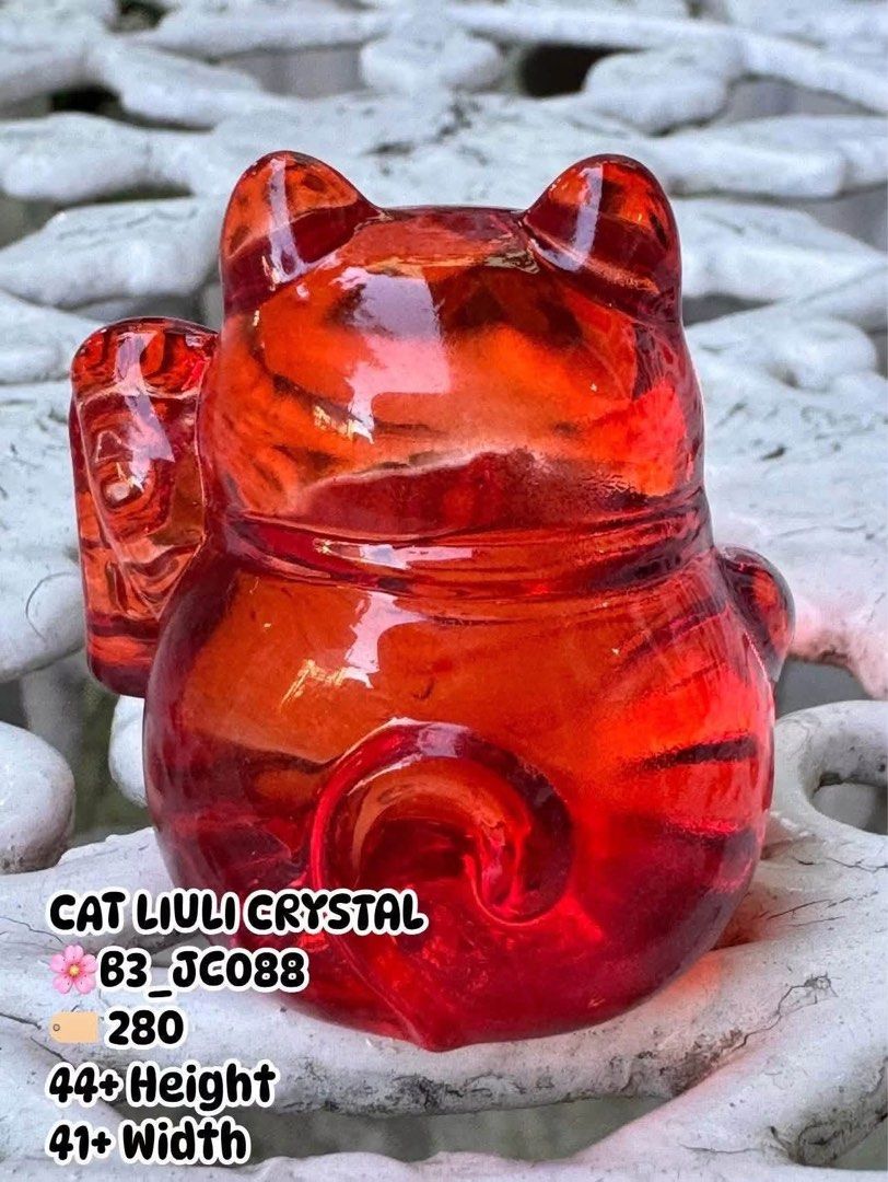 LIULI CRYSTAL 🌸CAT & BUDDAH (Category: Precious Stones) located in Bulacan. Submitted by selling_low_by_bella_ben (Listing ID 1463641478, Image 3). Description: CAT LIULI CRYSTAL 🌸B3_JC088 🏷️ 280 44+ Height 41+ Width BUDDHA LIULI CRYSTAL 🌸B3_JC089 🏷️ 280 59+ Height 38+ Width .