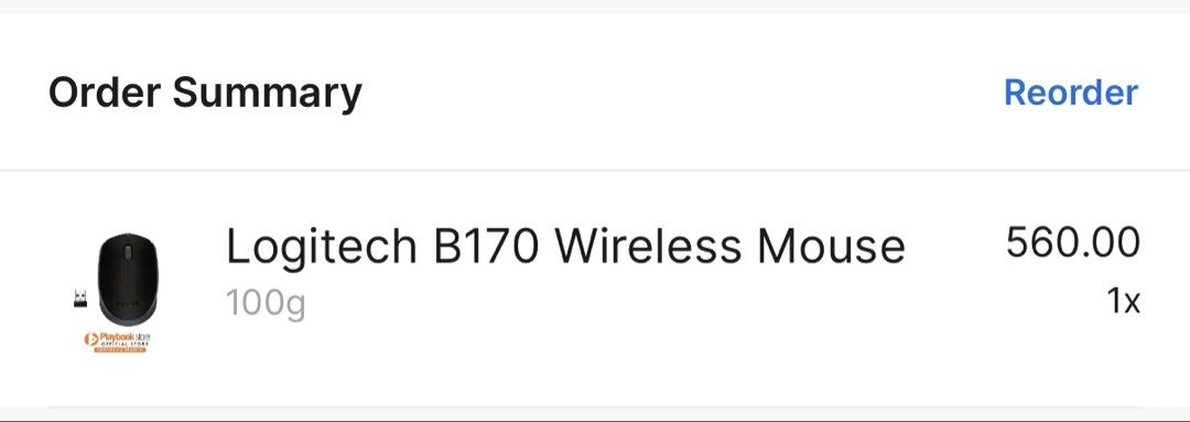 Logitech B170 Wireless Mouse (Category: Mouse & Mousepads) located in Mandaluyong City. Submitted by shimomachiss (Listing ID 1463605021, Image 2). Description: - Reliable wireless mouse from Logitech - Model: B170 - Color: Black - Compact and lightweight design - Easy plug-and-play setup - Ideal for everyday tasks - Compatible with laptops and computers.
