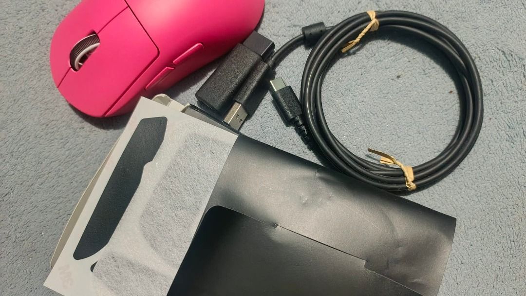 Logitech G Pro X Superlight 2 Pink Wireless Gaming Mouse (Category: Mouse & Mousepads) located in Caloocan City. Submitted by fastrabbit.056be3 (Listing ID 1463721211, Image 3). Description: - Pink Logitech G Pro X Superlight Wireless Gaming Mouse - Includes USB Receiver, Charging Cable grip tape installed - Lightweight and Highly Responsive for Optimal Gaming Performance Dop: Aug 2026.