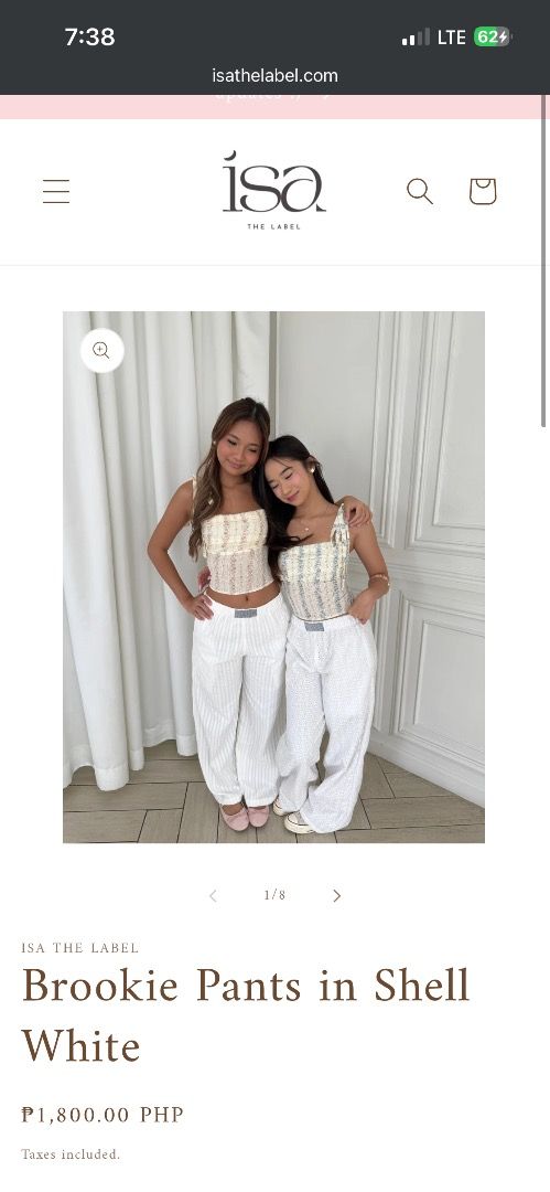 LOOKING FOR ISA THE LABEL WHITE SHELL BROOKIE PANTS (Category: Looking For) located in Manila. Submitted by lookforcy (Listing ID 1463691964, Image 1). Description: I AM NOT SELLING. JUST BUYING PLEASE! Isa the label can’t even respond to my msgs regarding their brookie pants availability.