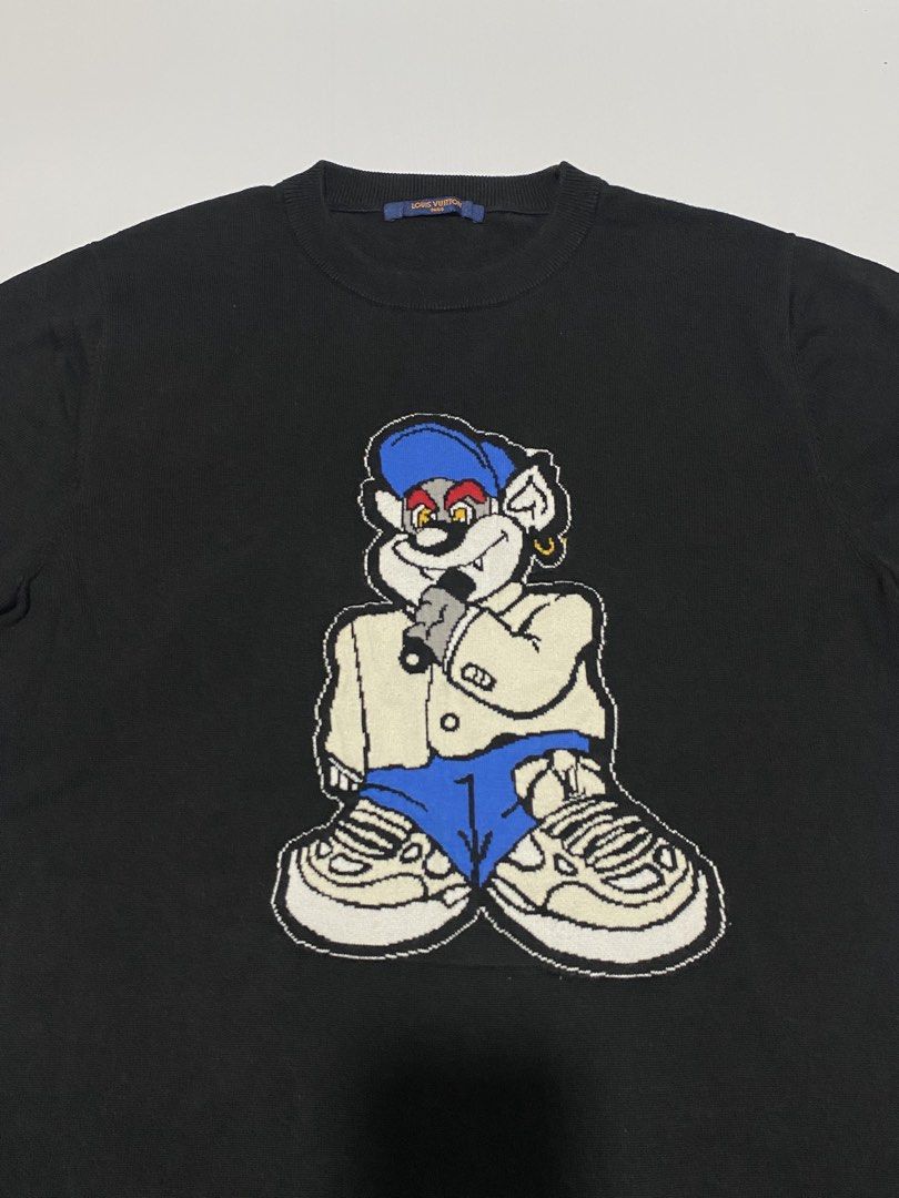 Louis Vuitton Cartoons Knitted Shirt (Category: Tshirts & Polo Shirts ) located in Bislig. Submitted by ejpombo (Listing ID 1463671870, Image 3). Description: 📍Louis Vuitton Cartoons Knitted Shirt ▪︎SIZE: M on tag ▪︎ DIMES : L27-28 x W20-21 ▪︎EXCELLENT CONDITION ▪︎ COLOR RATE : 9.5/10 ▪︎ WASH AND READY TO WEAR ▪︎ ISSUE: NONE MINE : 1,500 Free Shipping ✈️ ●COURIER: J&T ●MOP: GCASH/PAYMENT FIRST ●LOCATION: MANGAGOY BISLIG CITY SURIGAO DEL SUR (MIN