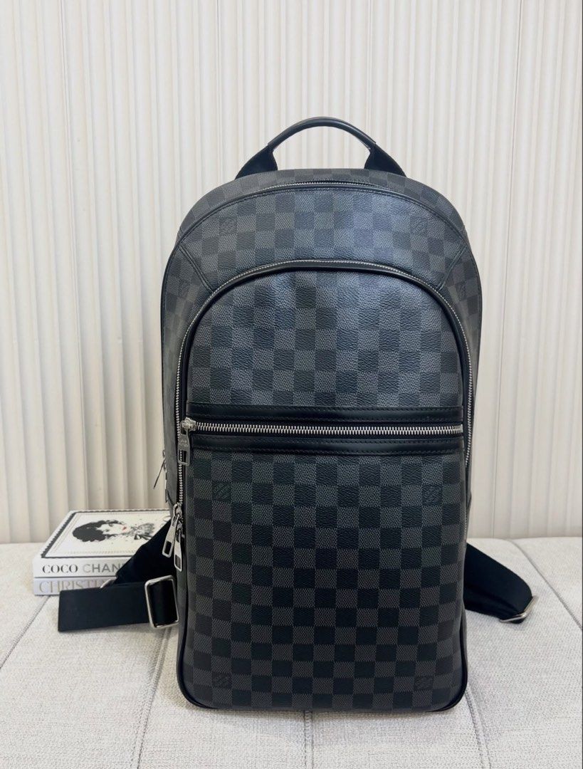 Louis Vuitton Michael Backpack NV2 in Damier Graphite (Category: Luxury Bags & Wallets) located in Lipa City. Submitted by curated.luxury (Listing ID 1463588343, Image 2). Description: We accept Credit Card, Cash and Bank Transfer We have physical store in Lipa Batangas.