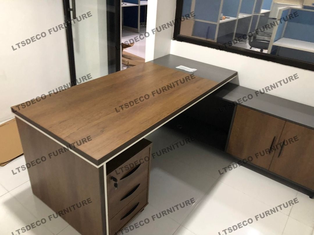 L-SHAPE EXECUTIVE TABLE OFFICE PARTITION (Category: Office Furniture & Fixtures) located in Caloocan City. Submitted by talaltsdeco (Listing ID 1463579506, Image 3). Description: LTSDECO Home and Office Furniture Trading MANUFACTURER • FABRICATOR • SUPPLIER Looking for office furniture, modular partitions, workstations, or customized furniture? We can help! LTSDECO Home and Office Furniture Trading is a trusted manufacturer, fabricator, and suppl