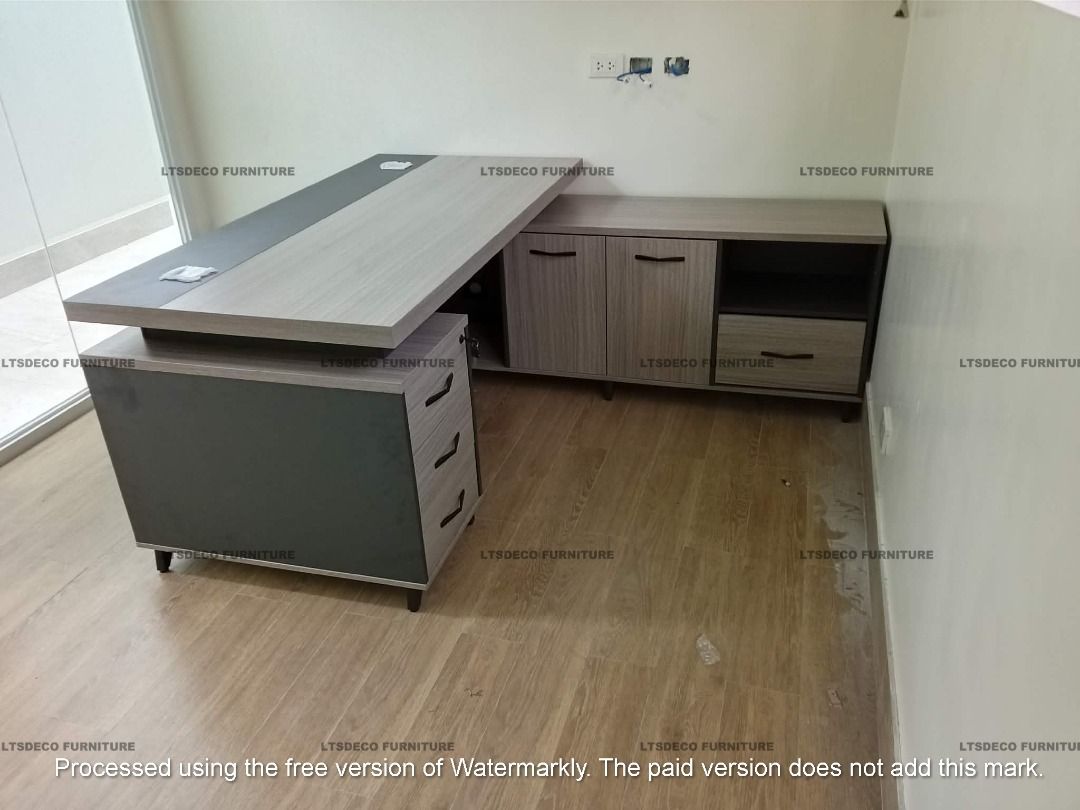 L-SHAPE EXECUTIVE TABLE OFFICE PARTITION (Category: Office Furniture & Fixtures) located in Caloocan City. Submitted by talaltsdeco (Listing ID 1463579993, Image 2). Description: LTSDECO Home and Office Furniture Trading MANUFACTURER • FABRICATOR • SUPPLIER Looking for office furniture, modular partitions, workstations, or customized furniture? We can help! LTSDECO Home and Office Furniture Trading is a trusted manufacturer, fabricator, and suppl