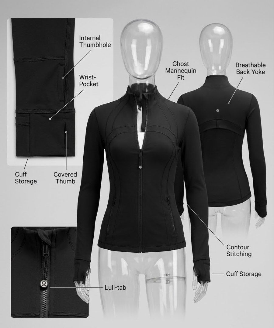 Lululemon Define Jacket - Black - 6 (Category: Coats, Jackets and Outerwear) located in Bacoor. Submitted by gailscollections (Listing ID 1463629069, Image 1). Description: .