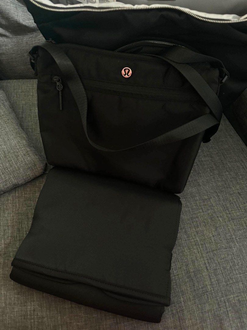Lululemon diaper bag (Category: Diaper Bags & Wetbags) located in San Juan City. Submitted by rlcaps (Listing ID 1463673135, Image 3). Description: - Lululemon black backpack -brand new - Multiple interior pockets for organization - Zippered front pocket - Includes a black changing mat and sling bag - Ideal for everyday use or travel.