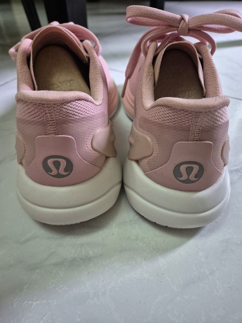 Lululemon Pink Running Shoes (Category: Sneakers) located in Manila. Submitted by juan31 (Listing ID 1463714854, Image 3). Description: - Pink Lululemon running shoes - Breathable mesh upper - Comfortable sole for your runs - Lululemon logo on heel and sole - Ideal for gym or everyday wear RFS: Padala from Canada, wrong size for the wife Original price: 128.00 USD.