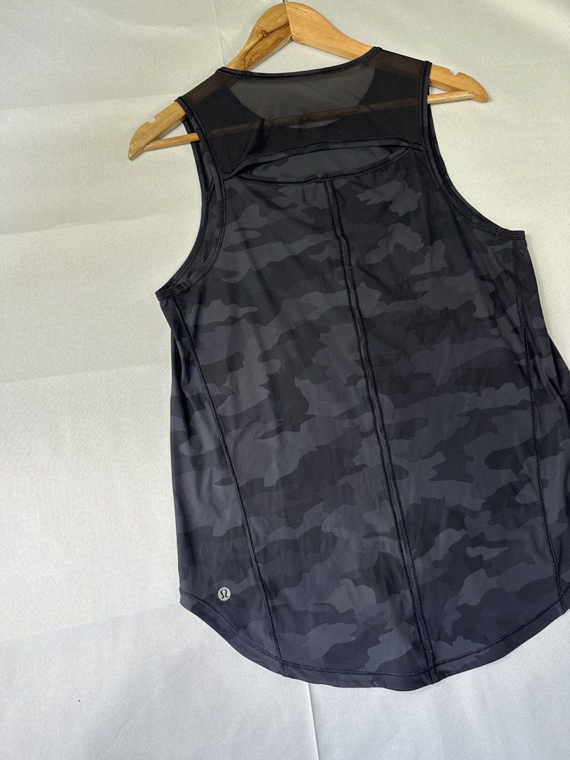 Lululemon Sculpt Tank Top (Category: Activewear) located in Cabanglasan. Submitted by thefashiongarage.co (Listing ID 1463628003, Image 3). Description: Title - Lululemon Model/Name - Sculpt Tank Top Size on Tag - Conditiion - Excellent Condition with no issue - Cut Caretag Dimension (WxLxH) - 18x26 Category- Yoga/Workout Fitting - True to size Made in - Material - Color - Dark Camou Design - Camouflage Year - Inclusion - None Note - All sales ar