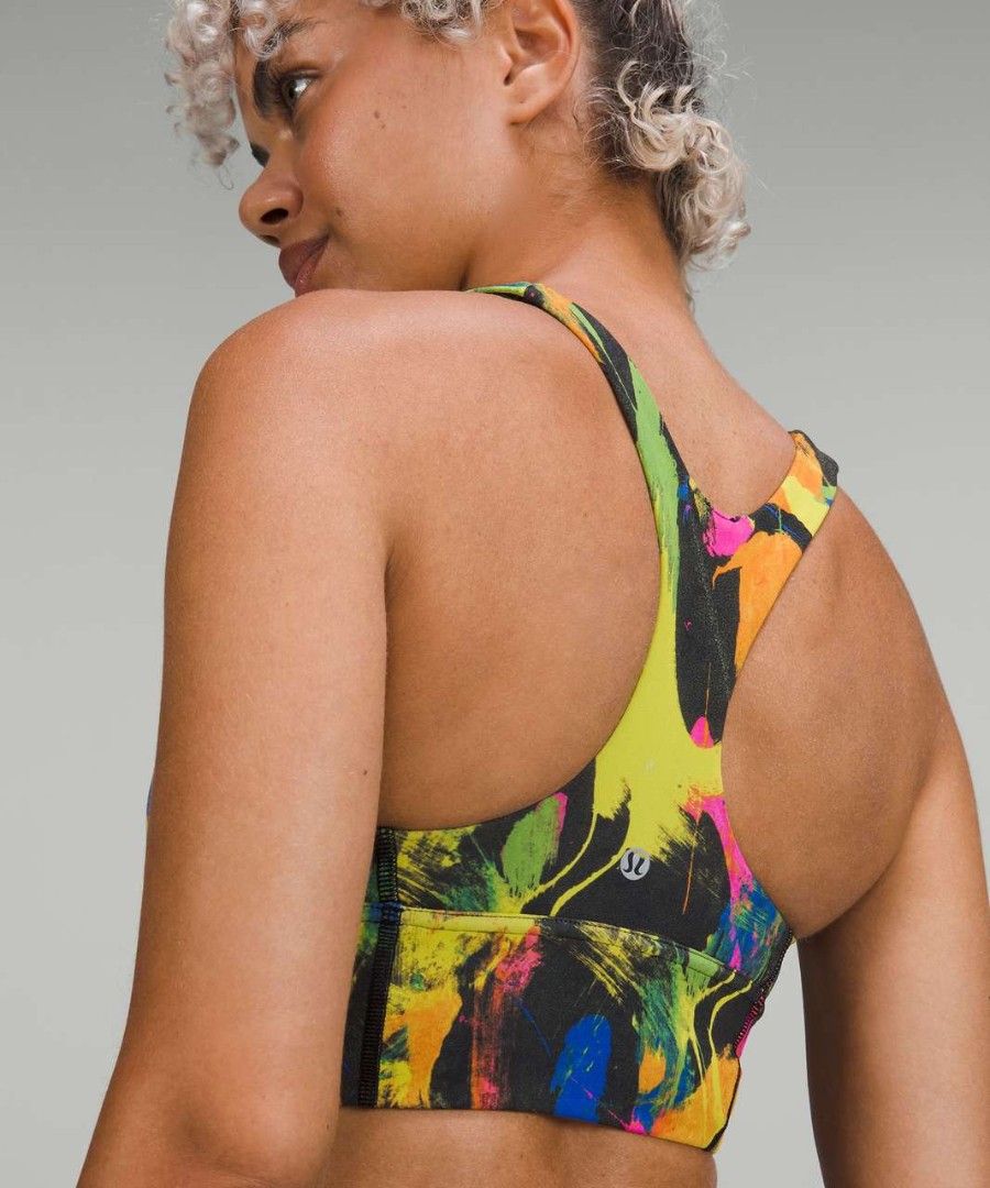 Lululemon Wunder Train Longline Bra (Category: Activewear) located in Taguig. Submitted by Sportywear (Listing ID 1463609234, Image 2). Description: dot 4 padded no flaws.