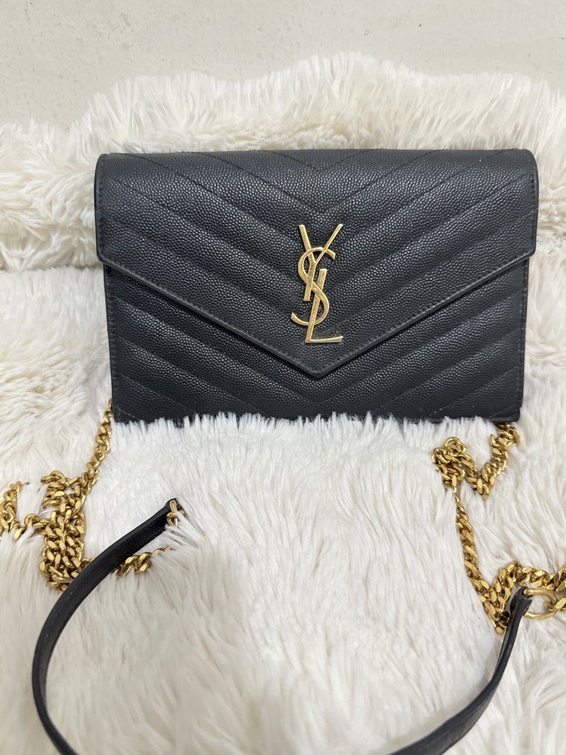 LV On The Go PM Empreinte Leather Black/Creme Monogram Microchipped (Category: Luxury Bags & Wallets) located in Manila. Submitted by janelle1231 (Listing ID 1463728585, Image 3). Description: LV On The Go PM Empreinte Leather Black/Creme Monogram Microchipped Mini Lady Dior Black, Lambskin with card YSL cassandre envelope wallet on Chain (no card with flaw).