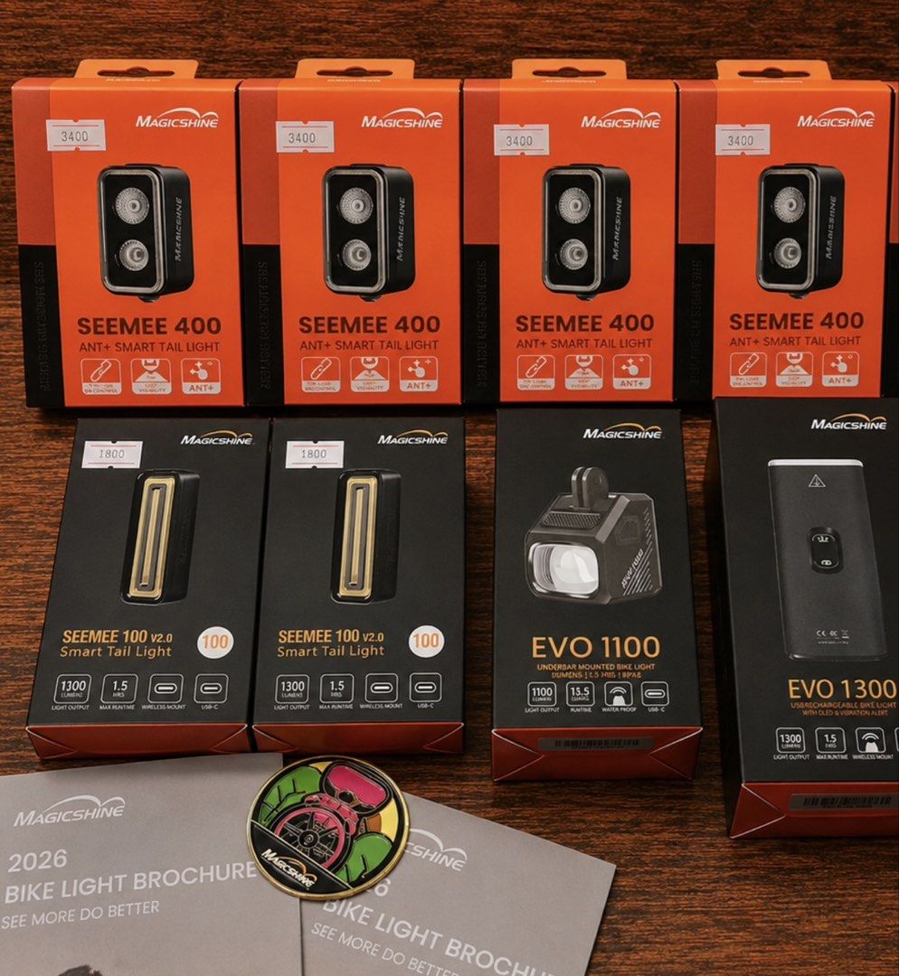 Magicshine EVO 1700SD Bike Light (Category: Bicycles) located in Makati City. Submitted by crankncoph (Listing ID 1428991882, Image 3). Description: MAGICSHINE EVO 1700SD — 1700LM SHIMANO Di2 BIKE LIGHT Take your ride further with the Magicshine EVO 1700SD, a compact high-output front light designed for cyclists who want powerful illumination with convenient handlebar control. With up to 1700 lumens, a cut-off low beam, and Shimano Di2 compatibil