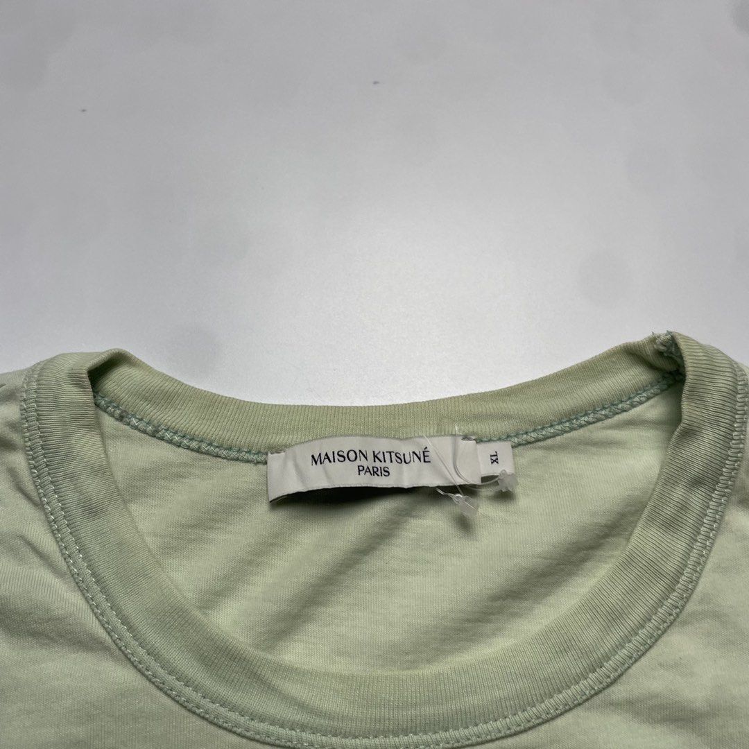 Maison kitsune (Category: Tshirts & Polo Shirts ) located in Iloilo. Submitted by nextwearco_ilo (Listing ID 1463560556, Image 3). Description: Maison kitsune Vgood condition 22 x 28 ( L - XL ) Issue : stain check last photo’s/last photo ₱ 550 only.