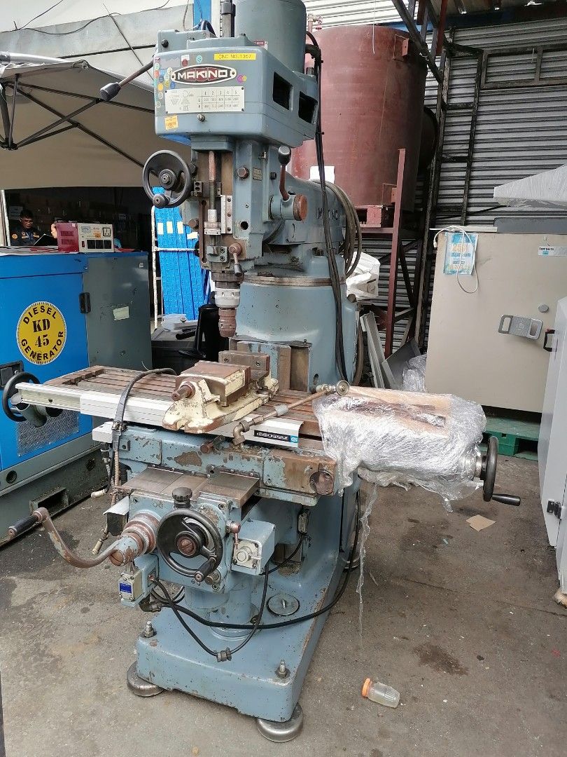 Makino Milling Machine (Category: Industrial Equipment) located in Muntinlupa City. Submitted by fast_bryantorrentefernand (Listing ID 1463643262, Image 1). Description: - Makino Milling Machine - Reliable Hitachi Induction Motor (0.5 kW, 200V) - Multiple Speed Settings - Working Condition - Ideal for Workshop Use.