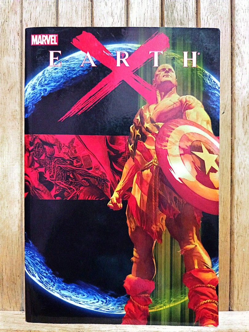 Marvel Earth X Graphic Novel Trade Paperback TPB❗ (Category: Comics & Manga) located in Manila. Submitted by bravefox_0c9e03 (Listing ID 1463557717, Image 1). Description: - Complete collection of the Earth X series - Includes issues 0 through X, plus the epilogue - A must-have for Marvel fans - Features a great storyline and artwork.