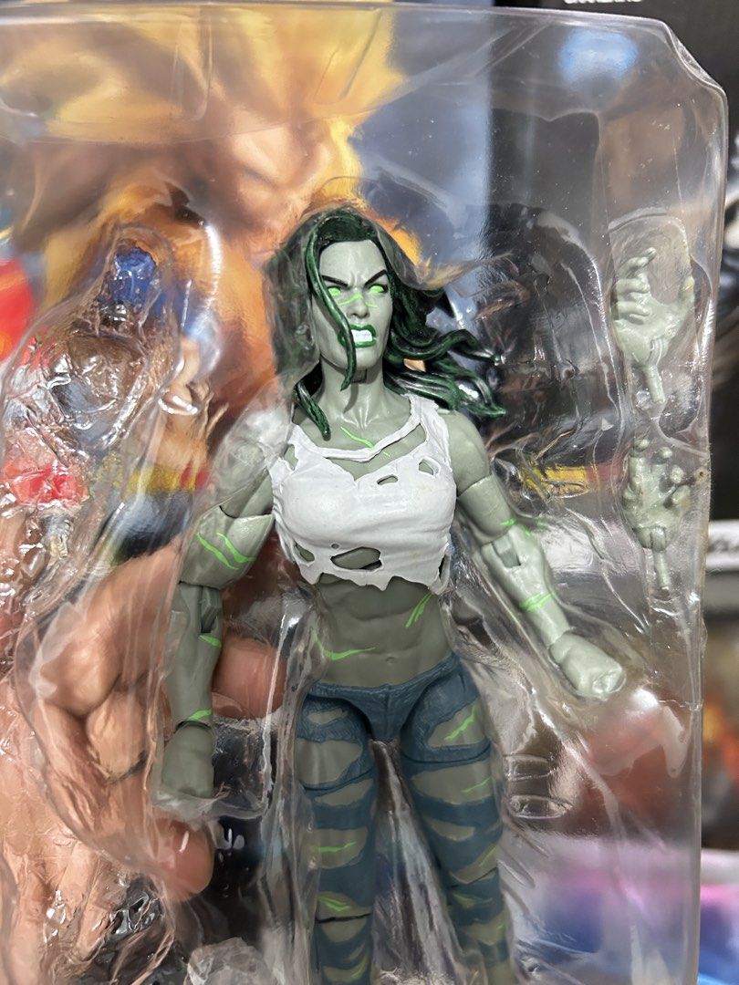 Marvel Legends She-Hulk Build A Figure Super Skrull (Category: Figurines & Statues) located in Muntinlupa City. Submitted by capitalrg (Listing ID 1463566055, Image 2). Description: - Marvel Legends She-Hulk Action Figure - Part of the Super Skrull Build A Figure (BAF) series - never been played , figure is in pristine condition - baf removed - Includes extra hands for posing options - Ideal for any Marvel collector.