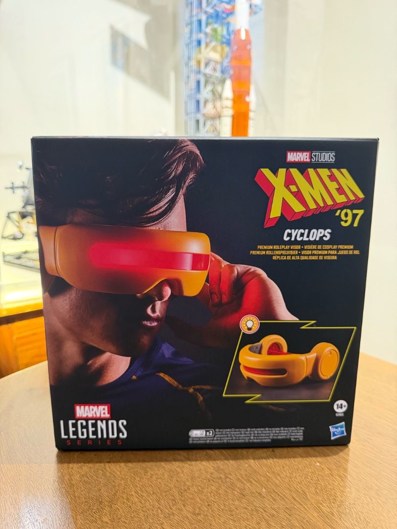 Marvel Legends X-Men '97 Cyclops Visor (Category: Figurines & Statues) located in Caloocan City. Submitted by artemishobbiesandcollection (Listing ID 1463625634, Image 3). Description: Marvel Lgends Marvel X-Men ’97 Cyclops (Visor) Hashbro Box Condition: Brand New - Marvel Legends Series X-Men '97 Cyclops Visor - Premium prop replica - Features a light-up lens - Ideal for cosplay or display - Recommended for ages 14 and up LAUNCH PROMO! 10% OFF h