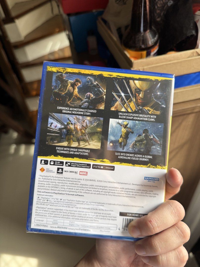 Marvel's Wolverine PS5 Game - Insomniac Games (Category: PlayStation) located in Valenzuela. Submitted by secondchancesgoods (Listing ID 1463727923, Image 3). Description: PS5 Wolverine 2025 With Unused code.