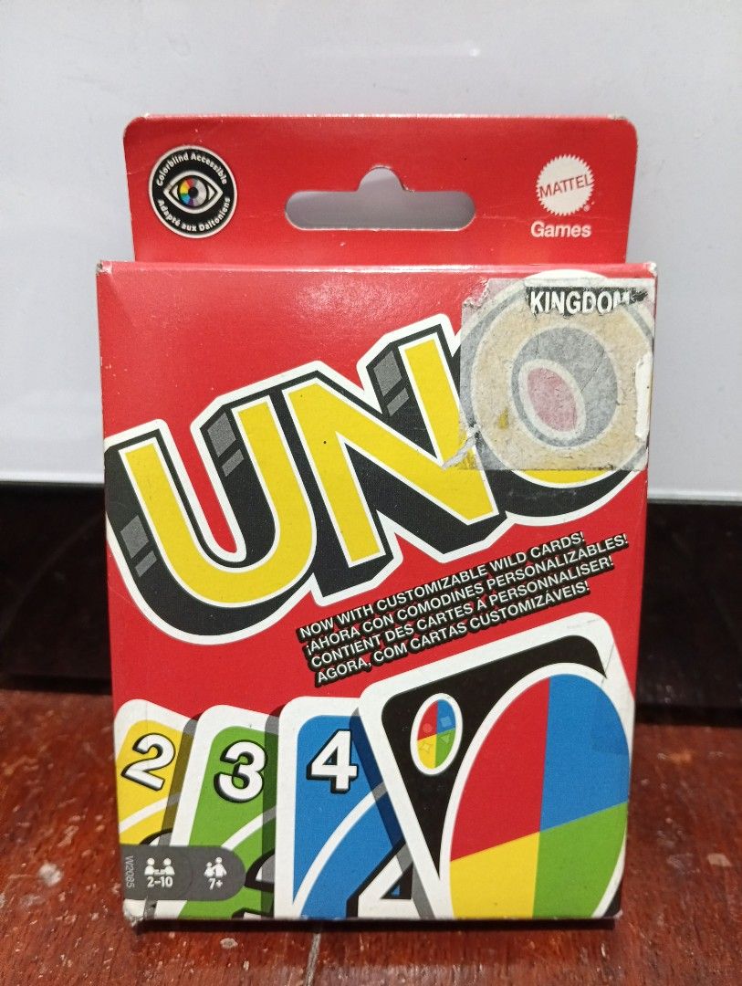 Mattel Classic Uno Cards Game (Category: Board Games & Puzzles) located in Rodriguez. Submitted by vintagecollect_mnl (Listing ID 1463677518, Image 1). Description: Mattel Classic Uno 200 + sf Never used Box condition as is RFS: Decluttering/need cabinet space SERIOUS BUYERS ONLY. If sure buyer, please send a dm that includes your contact information (name, mobile number, and delivery address) MOP: GCash MOD: Lalamove/J&T.
