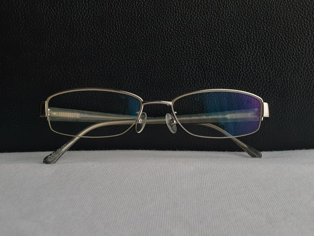 Max&Co Slim Eyeglass Frame (Category: Sunglasses & Eyewear) located in Quezon City. Submitted by WasalakTwo (Listing ID 1463667970, Image 1). Description: Bought in Japan Durable and high quality Goodcondition Clean and presentable Lens are graded, but replaceable Open for delivery nationwide Front Width 12.8cm Front Height 2.7cm.