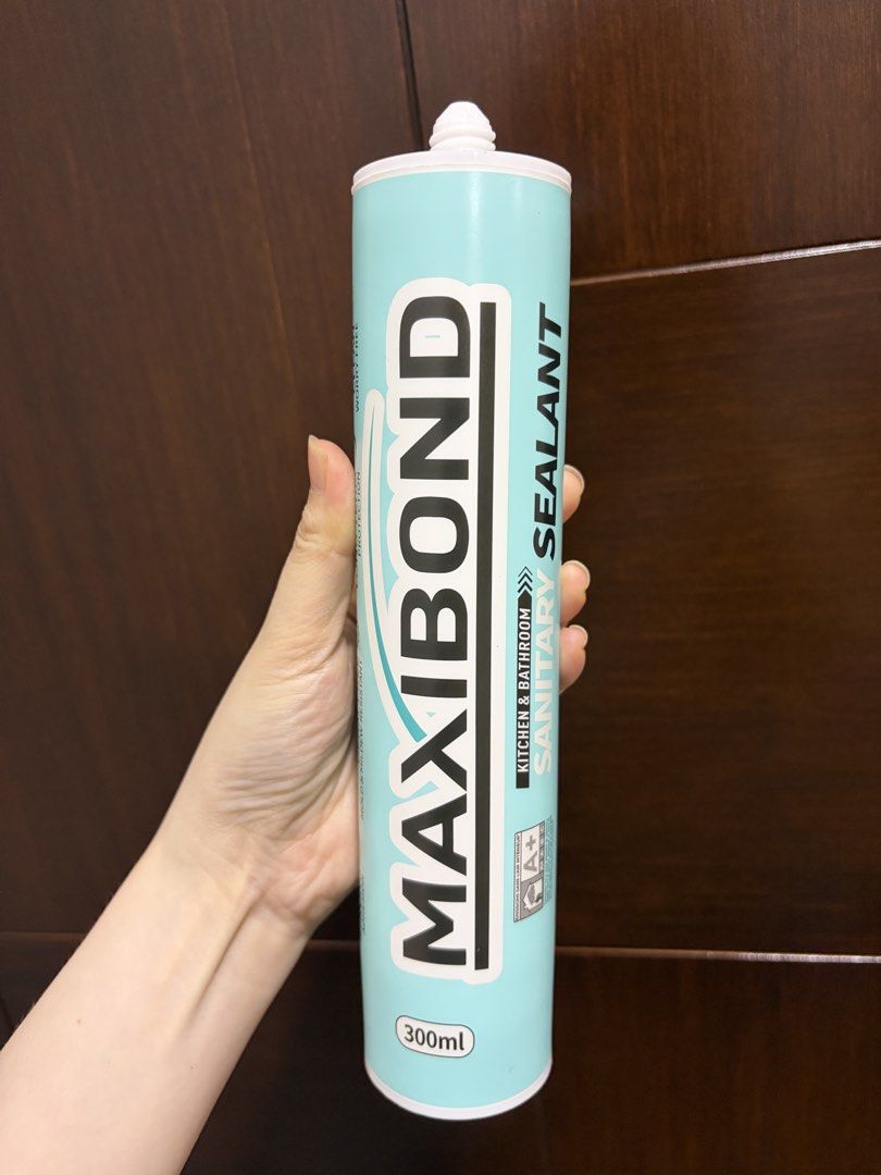 Maxibond Sanitary Sealant Kitchen & Bathroom 300ml (Category: Construction Tools & Equipment) located in Manila. Submitted by pepperypop (Listing ID 1463697144, Image 1). Description: - Maxibond Neutral Silicone Sealant - Waterproof & Mold/Mildew Resistant - Ideal for Kitchens & Bathrooms (Sinks, Tubs, Showers) - Easy to Apply for a Neat Finish - Neutral Cure Formula - Safe for Indoor Use - Keeps Wet Areas Clean & Healthy - Available in clear and
