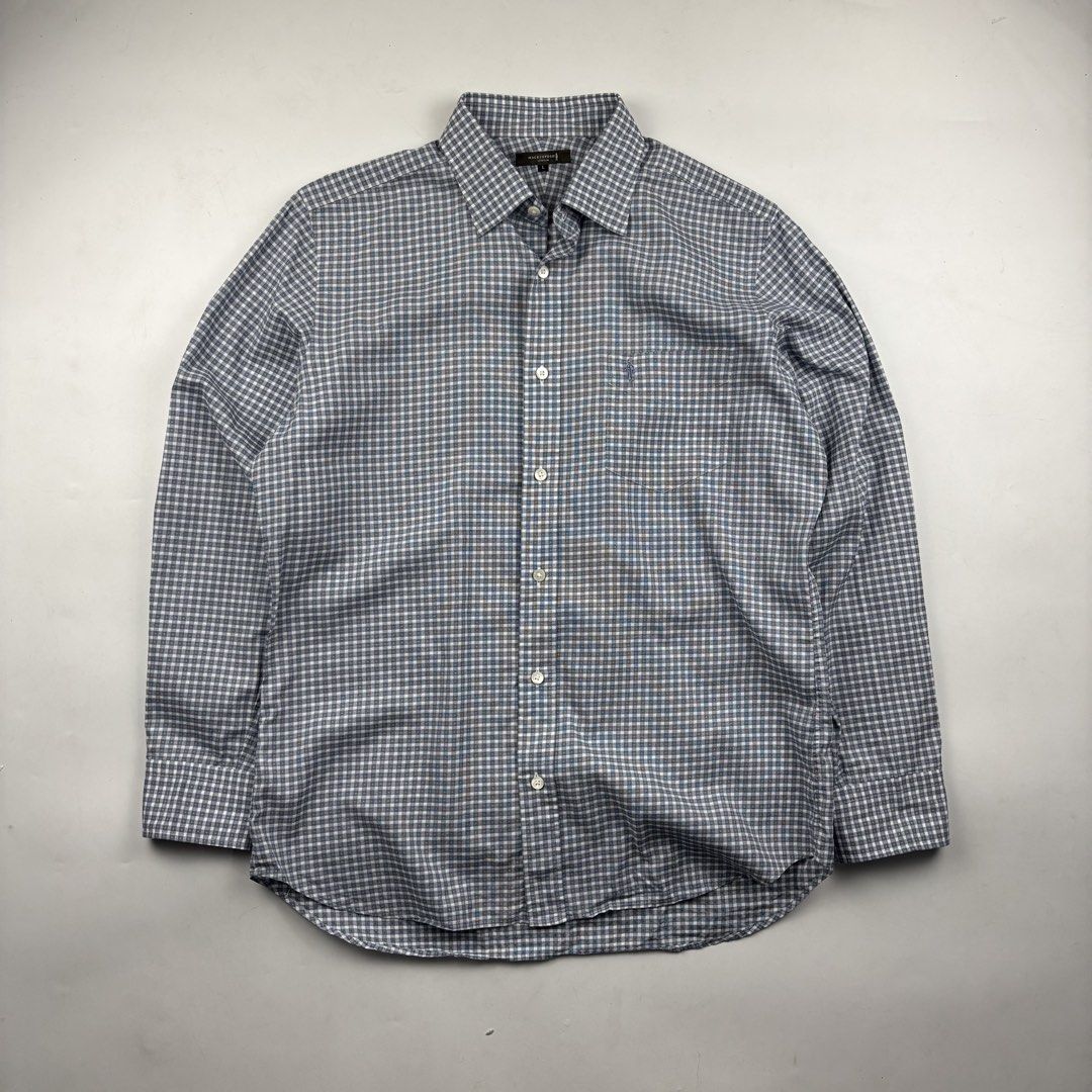 McKintosh Philosophy Stripe Shirt (Category: Tshirts & Polo Shirts ) located in Makati City. Submitted by ragrepository (Listing ID 1463680481, Image 1). Description: McKintosh Philosophy Stripe Shirt Tagged as Large Length- 29” Pit to pit- 22.5” Sleeves- 23.5” Shoulder-17.5” Condition- 9.5/10 Flaw- None .