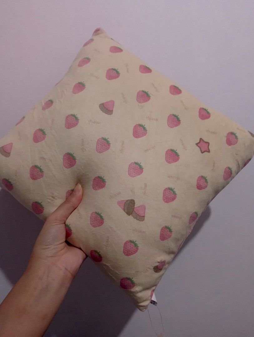 Meiji Throw Pillow (Category: Plushies & Soft Toys) located in Manila. Submitted by aacollect.ph (Listing ID 1463666484, Image 1). Description: see last pic for minor flaw.