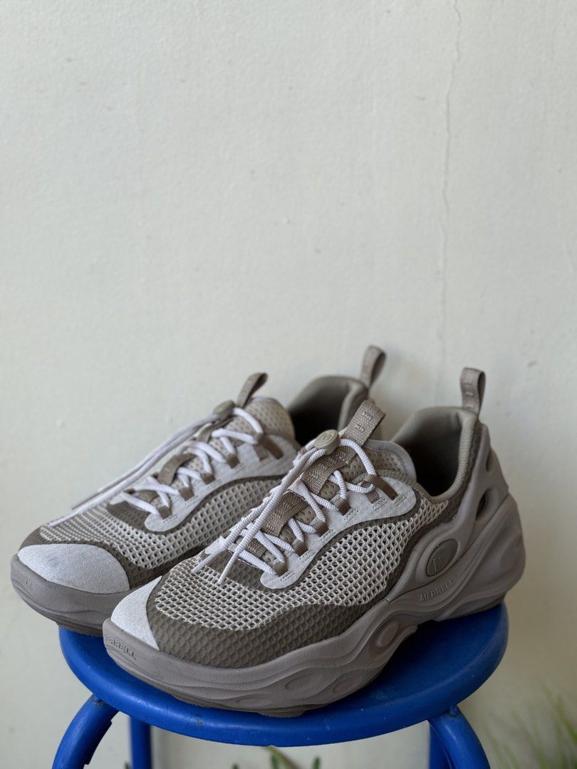 Merrell Floatmax Sneakers (Category: Sneakers) located in Manila. Submitted by furugi24 (Listing ID 1463588230, Image 1). Description: MERRELL Hydro Next Gen Hiker (triple khaki) With box, can pass as brand new Selling price: 2499 Mall Retail price is 5395 Size: 10US.