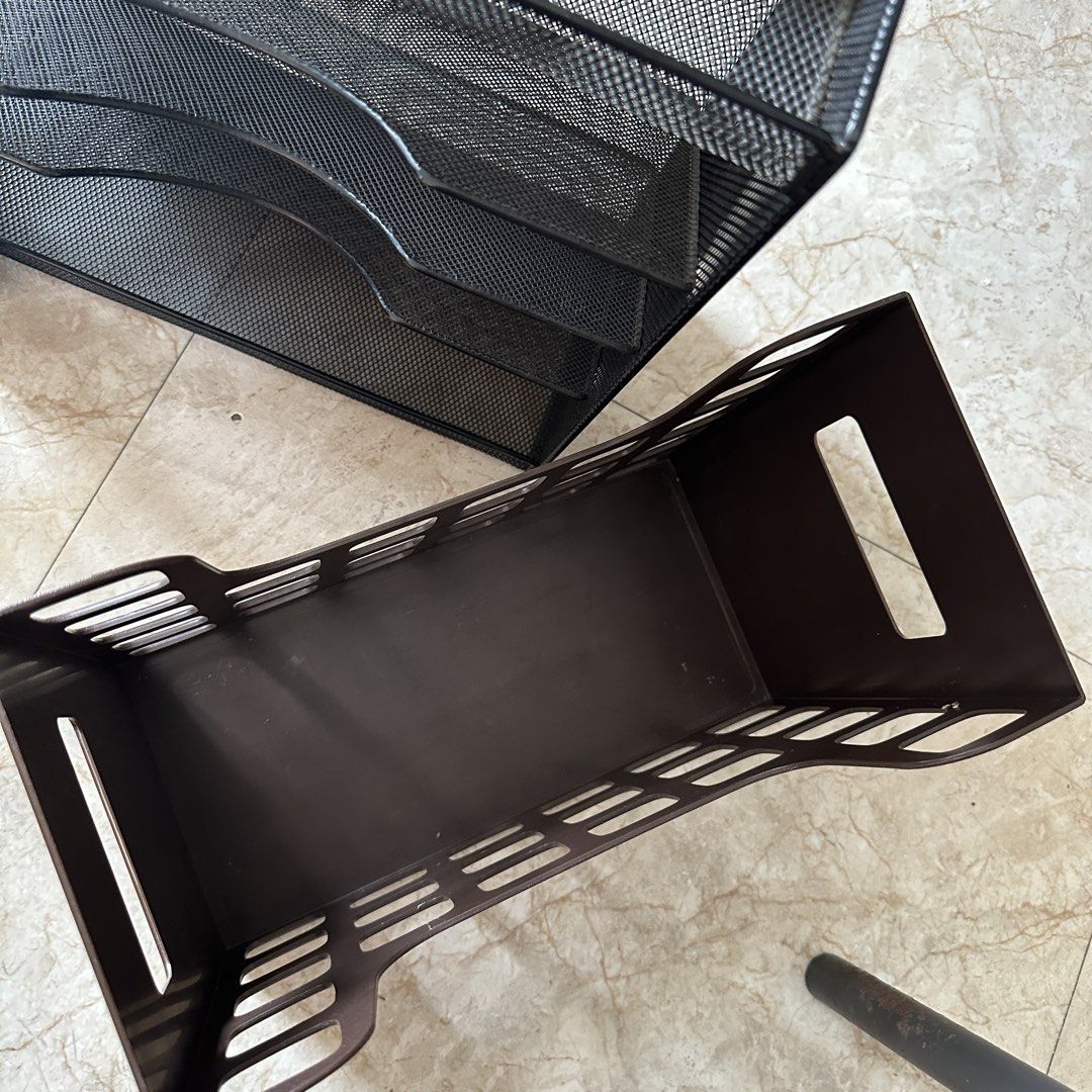 Mesh Desk Organizer & 2 Magazine Holders (Category: Office Furniture & Fixtures) located in Kawit. Submitted by wevibevintage (Listing ID 1463602927, Image 3). Description: Take all.