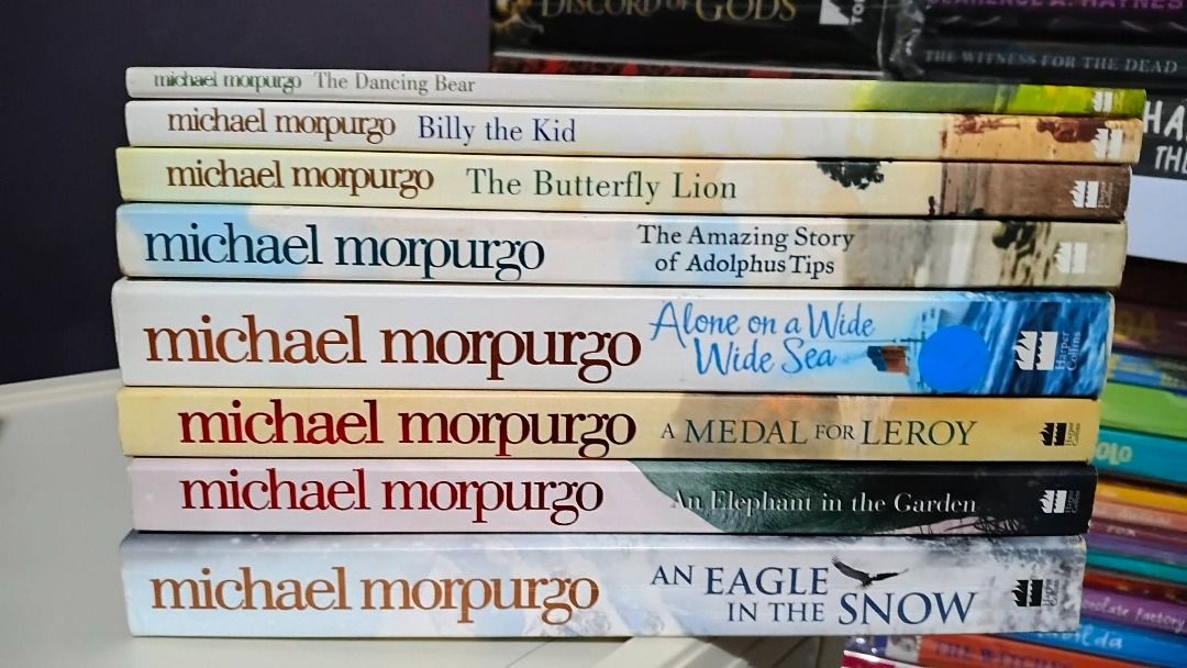 MICHAEL MORPURGO BOOK BUNDLE (10 BOOKS) (Category: Storybooks) located in Cagayan de Oro. Submitted by crome2024 (Listing ID 1463702002, Image 1). Description: .