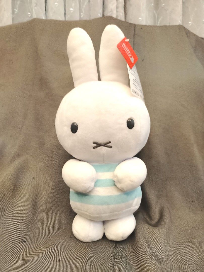 Miffy Blue × White Stripes Plushie (Category: Plushies & Soft Toys) located in San Fernando. Submitted by jpmarketplace2023 (Listing ID 1463657068, Image 1). Description: 💚 All items are authentic from Japan. 💛 MOP: GCash (❌️ GCash Protect) 🩵 MOD: LBC only (❌️ S. Checkout, COD, COP) 💙 Meet-up: Vista Mall, San Fernando, Pampanga 💜 All items are on-hand. 🧡 First to pay gets the item first. ❤️ Breakable items are packed with care and caution. 