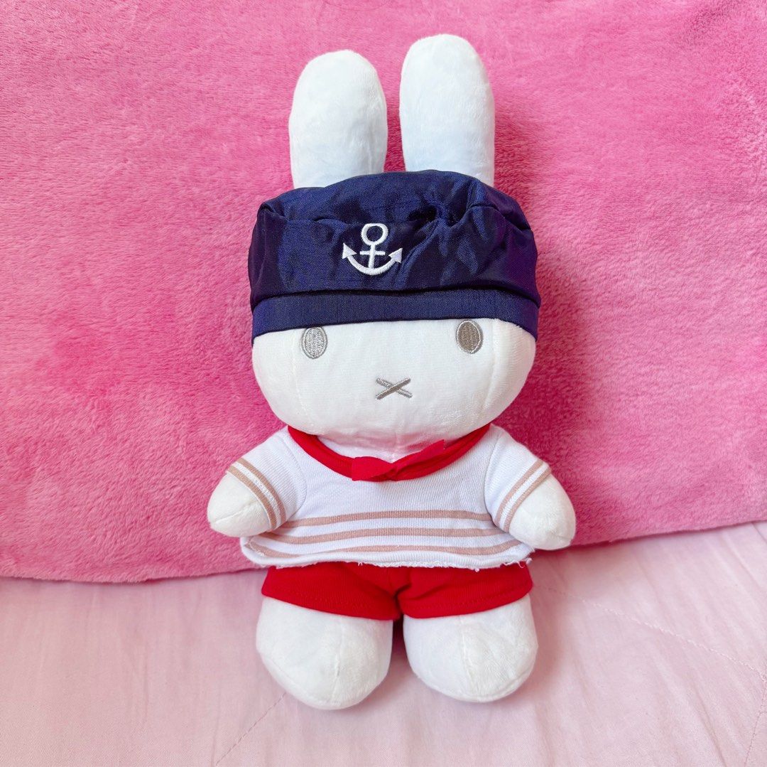 Miffy Sailor Outfit Medium Plush (Category: Plushies & Soft Toys) located in Manila. Submitted by ashyyel_ (Listing ID 1463678789, Image 1). Description: .