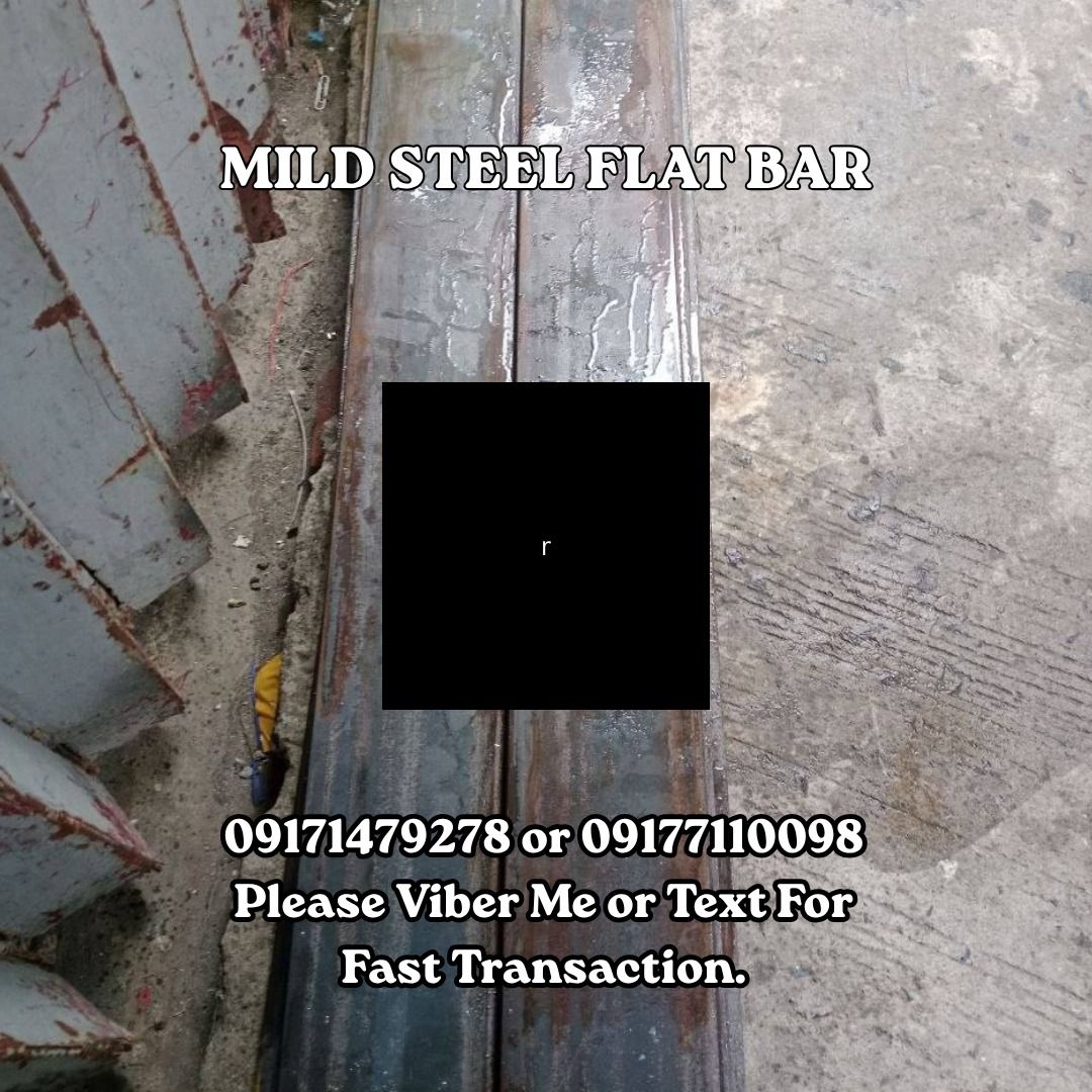 MILD STEEL FLAT BAR (Category: Everything Else Others) located in Manila. Submitted by 09171479278_elsie. (Listing ID 1463575783, Image 1). Description: MILD STEEL FLAT BAR.