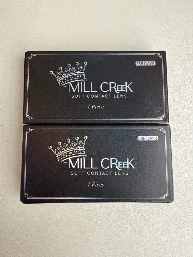 Milkcreek Contact Lenses Bundle (Category: Makeup) located in Manila. Submitted by zeahskloset (Listing ID 1463648027, Image 1). Description: RFS: ACCIDENTALLY ORDERED TWICE 📍Katipunan Qc.