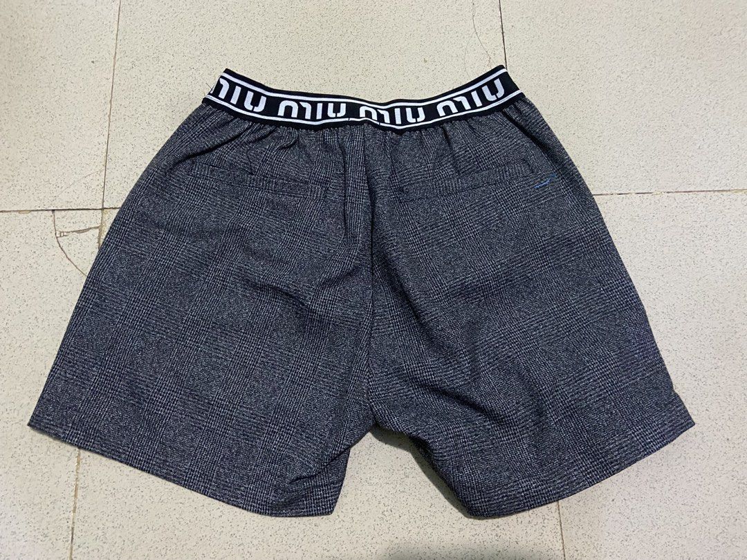 MIUMIU GARTERIZED SHORT (Category: Shorts) located in Bulacan. Submitted by rrthrifts (Listing ID 1463657190, Image 2). Description: VERY GOOD OR BETTER CONDITION SIZE SMALL ON TAG NO ISSUE 799PHP PLUS SHIPPING FEE ONLY.