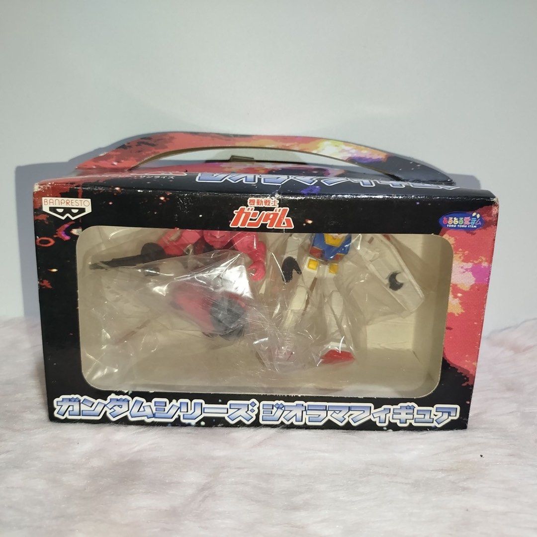 Mobile Suit Gundam Diorama Figure (Category: Gundam & Model Kits) located in Santa Rosa. Submitted by toysandusbmg (Listing ID 1463599770, Image 1). Description: Mobile Suit Gundam Diorama Figure - Item from Japan - Acceptable condition - Sealed box - complete parts - Best for collector or display item - Please see pictures for details, this is the actual item for sale. Location: AA.