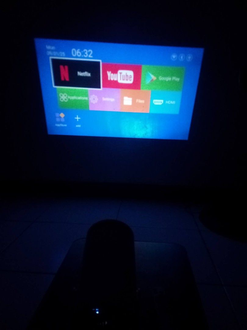 MODOFO 4K MINI PROJECTOR (Category: Projectors) located in Manila. Submitted by joshuam1994 (Listing ID 1463657293, Image 1). Description: ‎🔥 DECLUTTER SALE🔥 ‎Looking for a Projector for your home, office, business, or movie nights? 🎥🍿 ‎ ‎MODOFO 4K MINI PROJECTOR ‎Perfect pang movie night, presentations, gaming, at bonding with family! ❤️ ‎Hindi masyado nagamit,naka tabi nalang. ‎ ‎selling for only 1500 still nego!! ‎ ‎.