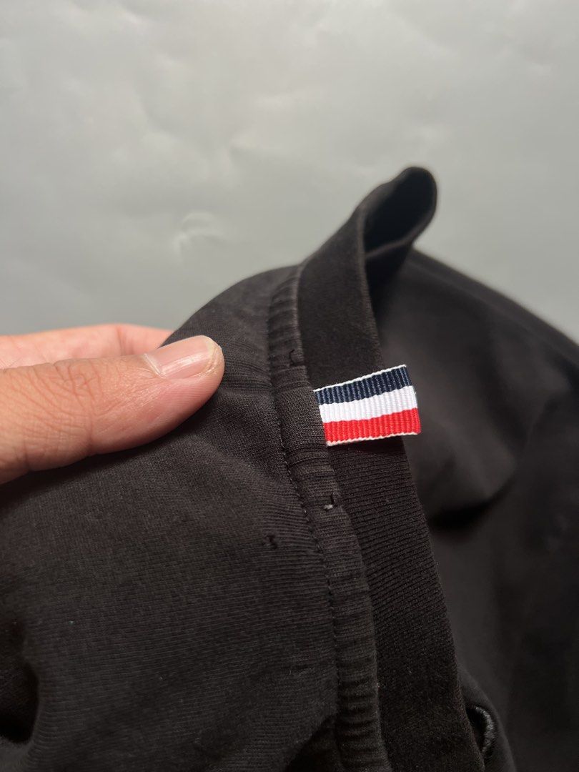 MONCLER (Category: Luxury Apparel) located in Manila. Submitted by thriftwhoop (Listing ID 1463668254, Image 3). Description: MONCLER TEE Complete tags 24 by 29 ( large to xl ) Good condition 9.8/10 color rate Need wash See details⬇️ .