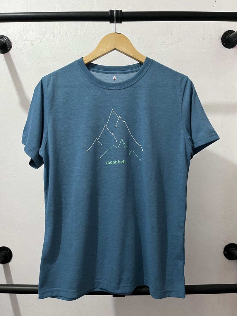 MONTBELL WICKRON T WOMENS PEAK (Category: Activewear) located in Santa Barbara. Submitted by znaethrifthing (Listing ID 1463607440, Image 1). Description: Wts MONTBELL WICKRON T WOMENS PEAK Good as new For womens XL on tag 20 width 25-26 length DM 📩.