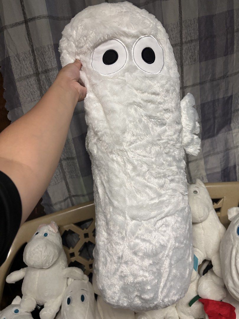 Moomin Plush Toys Collection - Various Sizes (Category: Plushies & Soft Toys) located in Pasig City. Submitted by genyzk (Listing ID 1463657054, Image 2). Description: - Collection of Moomin plush toys - Includes Moomin, Snorkmaiden, and Little My - Some feature red scarves or pink ears - Ideal for Moomin fans and collectors.