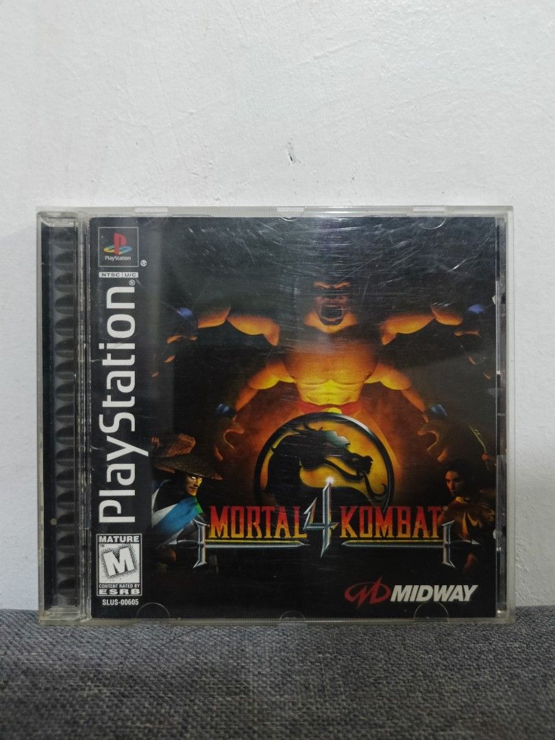 Mortal Kombat 4 NTSC-U/C (Category: PlayStation) located in Cavite. Submitted by bodega_ni_kiks11 (Listing ID 1463687222, Image 1). Description: Mortal Kombat PS1 (NTSC-U/C) (Black Label) ☑️Complete In Box/with manual ☑️Near Mint Disc Condition ☑️ Tested Working ☑️Inlay/Manual very crispy/like new Price: ₱3500 For serious collectors only.‼️ Pwede ako magsend ng video niya. Pwede din puntahan dito sa bahay para itest Loc: Imus,Cavite Mode of payme