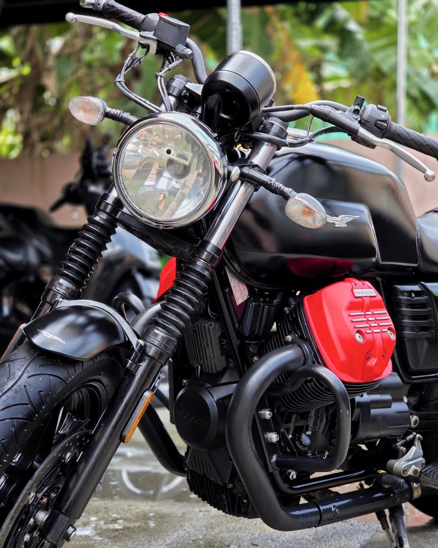 Moto Guzzi V7 Stone (Category: Motorbikes for Sale) located in Manila. Submitted by hansmartin15478 (Listing ID 1463679632, Image 3). Description: Moto Guzzi V7 III Stone Price:358k Complete documents, 750cc in transverse 90 degree Vtwin boxer engine, Propeller shaft, Brembo brakes, 2019acq, 10k odo only, all stocks included. Issue none. Classic style. Moto Guzzi V7 III Stone Branew srp is 835k Price:358k Location:Bulacan #motoguzzi.