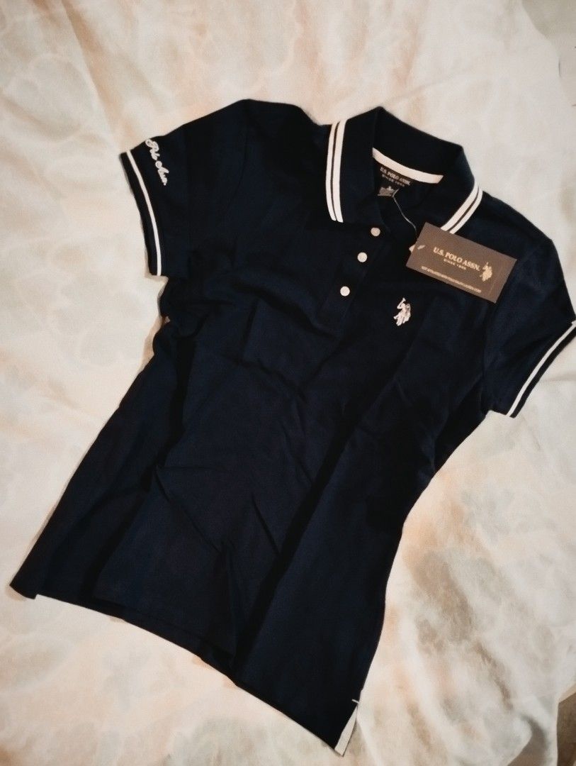 MPO USPA (Category: Shirts) located in Quezon City. Submitted by omise_supershop (Listing ID 1463655513, Image 2). Description: Mall pull-out only Best fit - Small Color: Navy Blue.