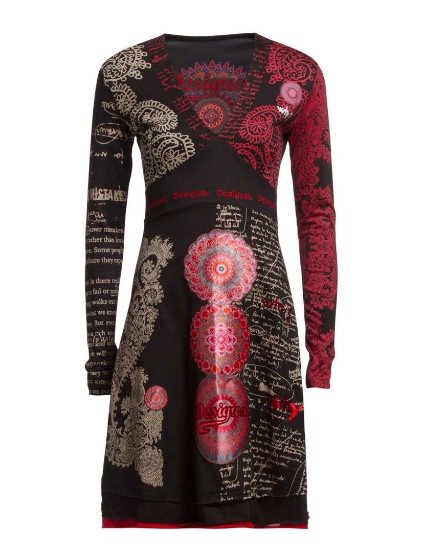 NANA Core: Desigual Red Whimsy Dres (Category: Dresses) located in Quezon City. Submitted by dresscrumbs (Listing ID 1463652516, Image 2). Description: Normal signs of wear as this is a vintage piece .
