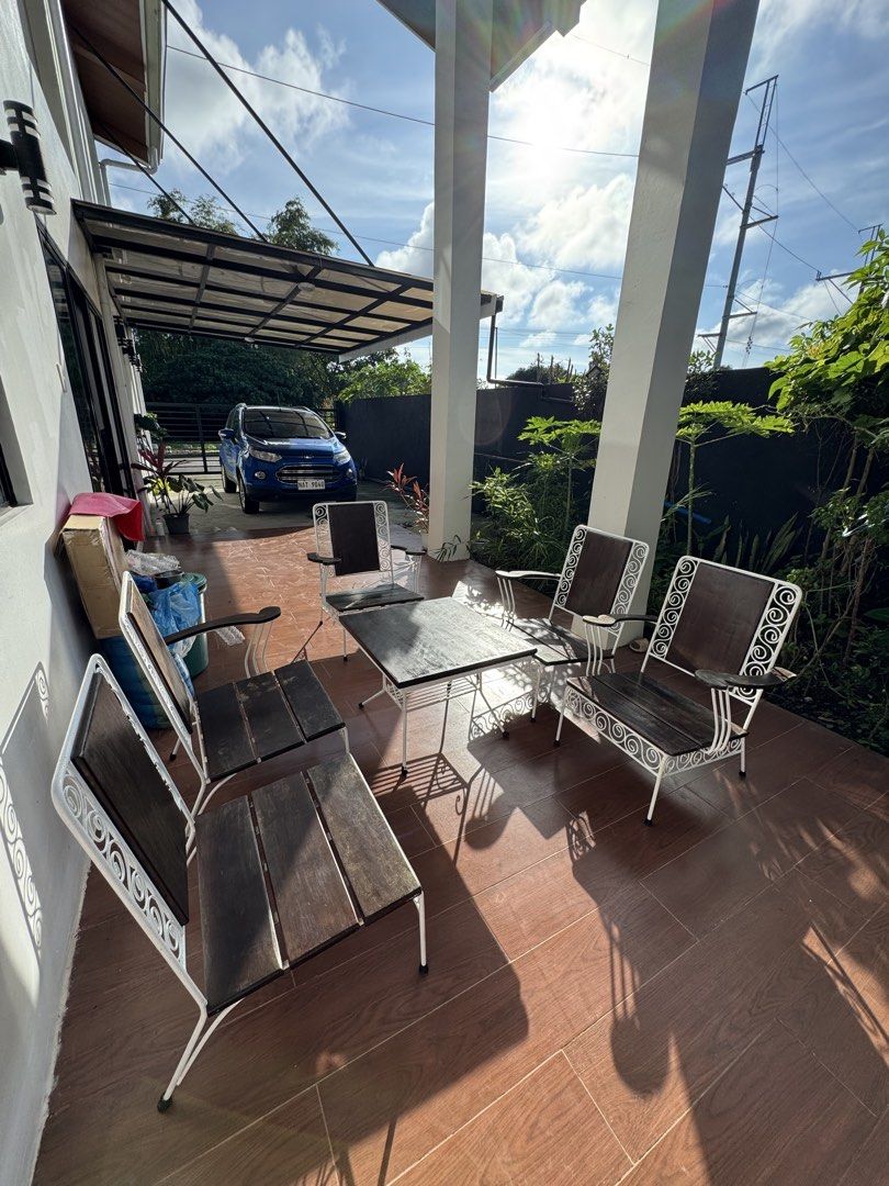 Narra Garden Set (Category: Tables & Sets) located in Quezon City. Submitted by sunny.finds (Listing ID 1463638350, Image 1). Description: Narra Garden Set With Table 5 Narra Chairs .