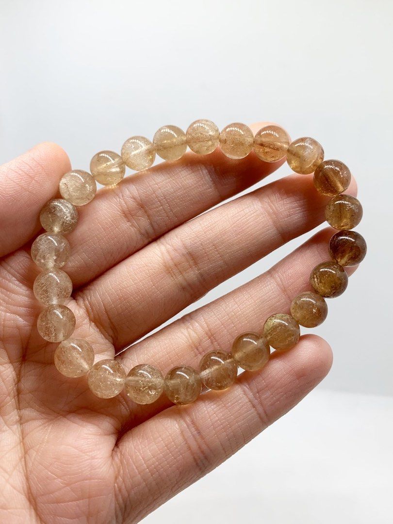 Natural Gradient Color Golden Topaz • (Category: Bracelets) located in Cabanatuan. Submitted by cm.yen (Listing ID 1463628523, Image 3). Description: “ATTRACTS ABUNDANCE, WEALTH, SUCCESS, CONFIDENCE, GOOD FORTUNE, POSITIVE ENERGY AND COURAGE TO PURSUE GOALS” ❀ Natural Gradient Color Golden Topaz • P 1580 | Natural Stone 💯 | 8MM ✨ - - - 𝓟𝓻𝓸𝓹𝓮𝓻𝓽𝓲𝓮𝓼 - - - ✨ Stone of Wealth & Success. Golden Topaz is believed to attract abundance, prosperi