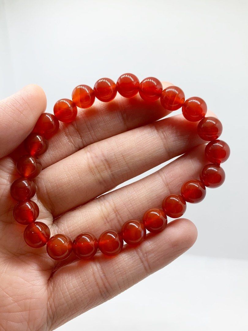 Natural High Quality Blood Red Carnelian • (Category: Bracelets) located in Cabanatuan. Submitted by cm.yen (Listing ID 1463624936, Image 3). Description: “FOR COURAGE, AMBITION, REMOVED SELF DOUBTS, POWERFUL MOTIVATION, PASSION, VITALITY, ATTRACTS SUCCESS THROUGH HARD WORK AND MOVE BOLDLY TOWARD YOUR GOALS” ❀ Natural High Quality Blood Red Carnelian • P 780 | Natural Stone 💯 | 8MM ✨ - - - 𝓟𝓻𝓸𝓹𝓮𝓻𝓽𝓲𝓮𝓼 - - - ✨ Stone of Action and Life Fo