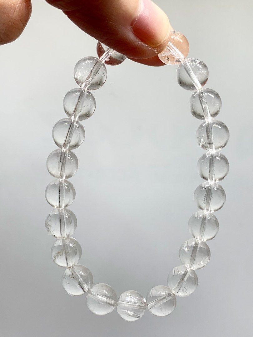Natural High Quality Icy Clear Quartz • (Category: Bracelets) located in Cabanatuan. Submitted by cm.yen (Listing ID 1463631109, Image 3). Description: “MASTER HEALER, AMPLIFIES INTENTIONS & OTHER STONES, STRENGTHENS MANIFESTATION, FOR CLARITY, POSITIVE ENERGY, WISE DECISION MAKING, REMOVE NEGATIVITY WHILE RESTORING BALANCE, CLEARS MENTAL FOG AND OPEN LIMITLESS POSSIBILITIES” ❀ Natural High Quality Icy Clear Quartz • - with certificate of authent