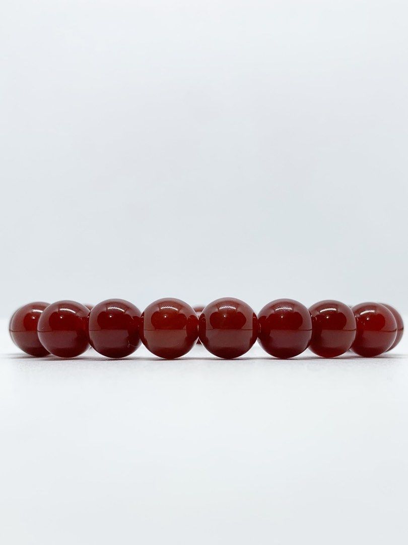 Natural Imperial Red Nanhong Agate • (Category: Bracelets) located in Cabanatuan. Submitted by cm.yen (Listing ID 1463632300, Image 1). Description: “OPEN THE HEART TO ACCEPT THAT EVERYTHING HAPPENS FOR A REASON AND THERE’S A HEAVENLY ORDER GUIDING YOU THROUGH” ❀ Natural Imperial Red Nanhong Agate • - with certificate of authenticity P 1480 | Natural Stone 💯 | 10MM ✨ - - - 𝓟𝓻𝓸𝓹𝓮𝓻𝓽𝓲𝓮𝓼 - - -✨ This stone is a protection stone, but it is a