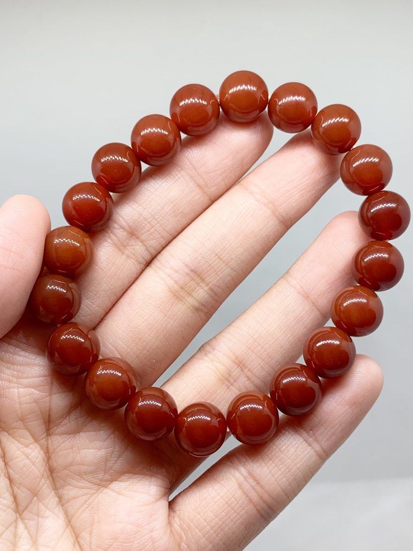 Natural Imperial Red Nanhong Agate • (Category: Bracelets) located in Cabanatuan. Submitted by cm.yen (Listing ID 1463632300, Image 3). Description: “OPEN THE HEART TO ACCEPT THAT EVERYTHING HAPPENS FOR A REASON AND THERE’S A HEAVENLY ORDER GUIDING YOU THROUGH” ❀ Natural Imperial Red Nanhong Agate • - with certificate of authenticity P 1480 | Natural Stone 💯 | 10MM ✨ - - - 𝓟𝓻𝓸𝓹𝓮𝓻𝓽𝓲𝓮𝓼 - - -✨ This stone is a protection stone, but it is a